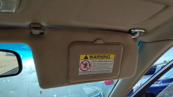 1995-1997 Honda Accord Passenger Right Sun Visor Oem Gray F — photo 5