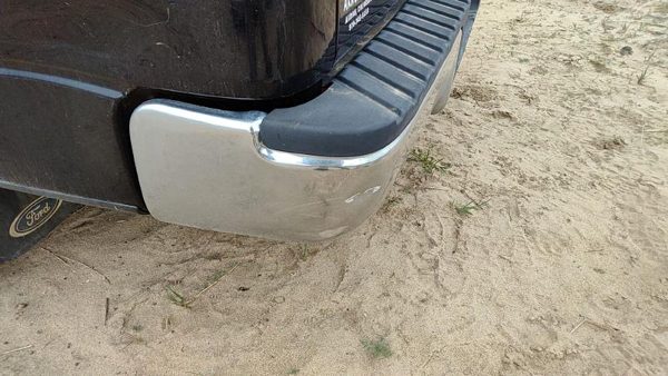 2006-2008 Ford F150 Chrome Rear Bumper With Mount Brackets Oem 4L3Z17906Ma — photo 2