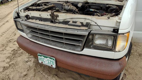 1992-1996 Ford Van E250 Bare Header Panel Mount Bracket Only Oem F2Uz8A284A — photo 1