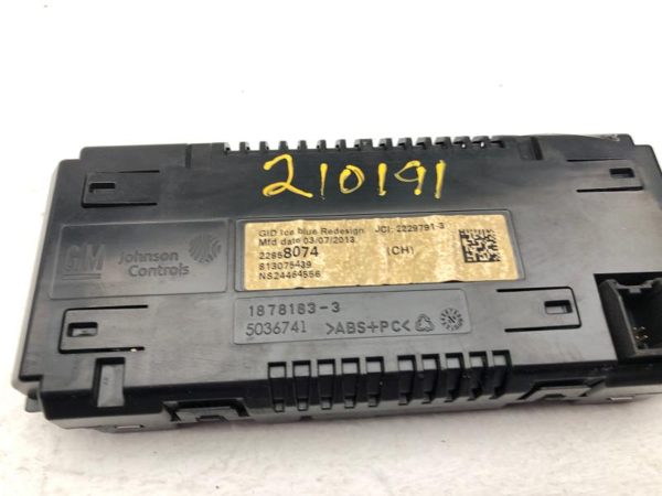 2011-2016 Chevy Cruze Dash Information Display Screen Oem 22858074 — photo 7