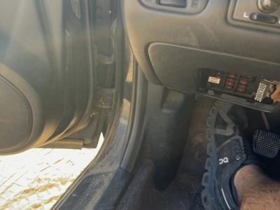 1995-1999 Nissan Maxima Driver Left Lower Kick Trim Panel Oem Black