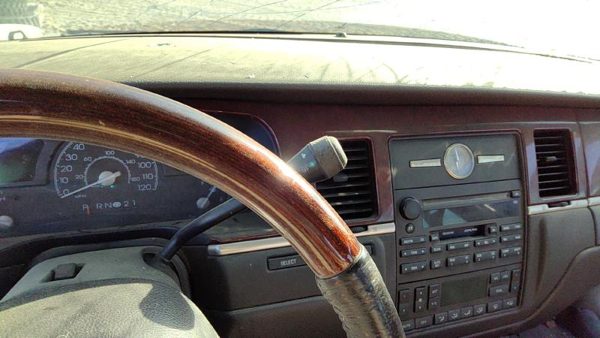 2003 Lincoln Town Car Steering Wheel OEM Gray 3W1Z3600CAC — photo 2