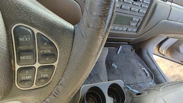 2003 Lincoln Town Car Steering Wheel OEM Gray 3W1Z3600CAC — photo 4