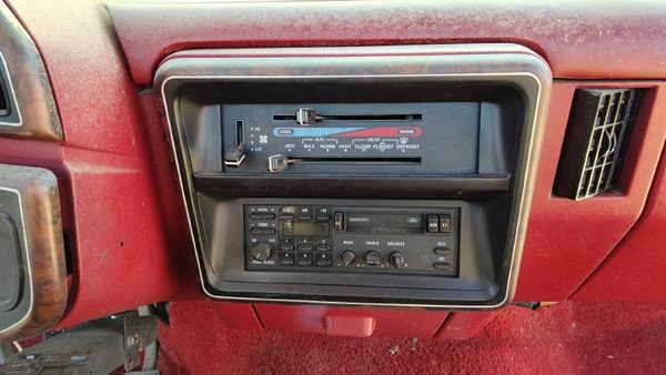 1987-1991 Ford F150 Trim Bezel Around Radio Surround Dash Panel Woodgrain Oem — photo 1