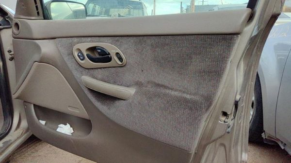 95-97 Ford Contour Passenger Right Front Door Trim Panel With Switches Ul Tan — photo 4