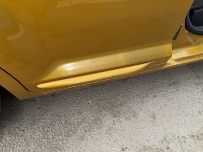 02-05 Pt Cruiser Passenger Right Rear Moulding From Door Oem Back Inca Gold Py6