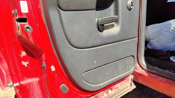 2002-05 Dodge Ram 1500 Driver Left Rear Door Trim Panel With Switches Back Black — photo 4