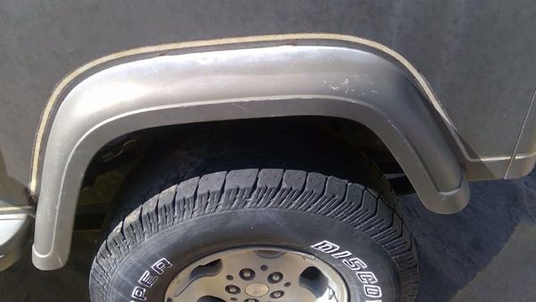 1989 Jeep Wrangler Yj Driver Left Rear Wheel Flare Fender Moulding Brown Oem — photo 3