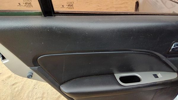 10-12 Fusion Driver Left Rear Door Trim Panel With Switches Back Charcoal Fw — photo 3