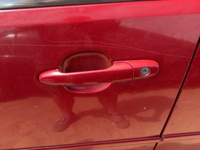 07-16 Chevy Impala Driver Left Front Outside Door Handle Oem Precision Red 27U