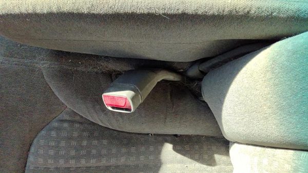 95-05 S10 Blazer Passenger Right Front Seat Belt Buckle Receiver Oem Gray 92H — photo 2