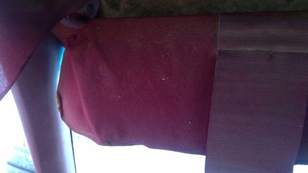 1988-1991 Gmc Sierra 2500 Driver Left Sun Visor Oem Red — photo 7