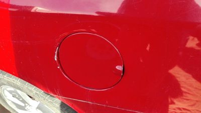 2006-2016 Chevy Impala Fuel Tank Door With Hinge Gas Lid Oem Filler Red 74U