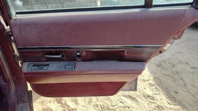 97-99 Buick Lesabre Passenger Right Rear Door Trim Panel With Switches Back Red