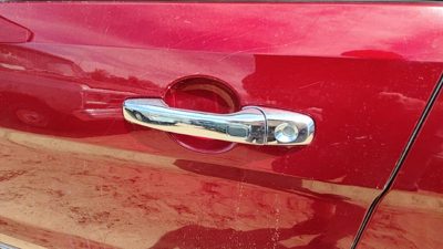 2014 Ford Explorer Outside Door Handle LH Ruby Red Rr