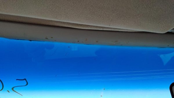 83-87 Mercury Grand Marquis Interior Trim Strip Above Windshield Oem Gray Panel — photo 3