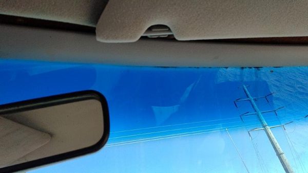 83-87 Mercury Grand Marquis Interior Trim Strip Above Windshield Oem Gray Panel — photo 6