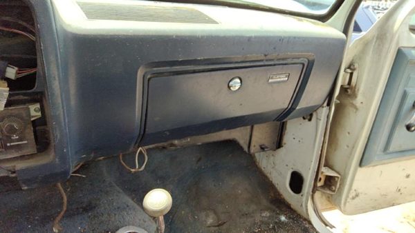 1981-1993 Dodge Ram W250 Glove Box Assembly Complete Door With Latch Oem Blue — photo 3