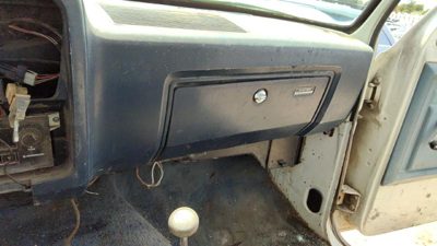 1981-1993 Dodge Ram W250 Glove Box Assembly Complete Door With Latch Oem Blue