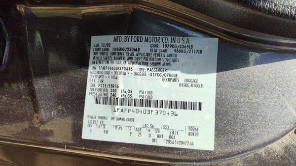 2003 Ford Mustang — vehicle photo 4