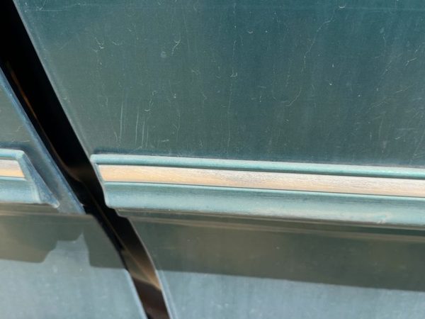 97-98 F150 Passenger Rear Moulding From Door Back Trim Strip Pacific Green Ps — photo 6