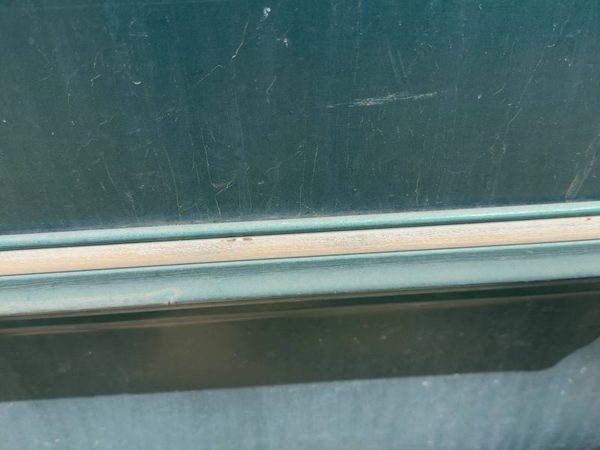 97-98 F150 Passenger Rear Moulding From Door Back Trim Strip Pacific Green Ps — photo 3