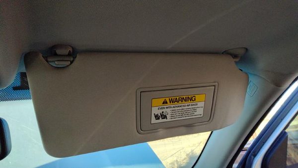 2009-2015 Honda Pilot Passenger Right Sun Visor Oem Gray/Blue Gr 83230Szaa01za — photo 4