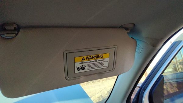 2009-2015 Honda Pilot Passenger Right Sun Visor Oem Gray/Blue Gr 83230Szaa01za — photo 5