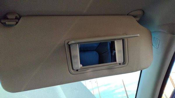 2009-2015 Honda Pilot Passenger Right Sun Visor Oem Gray/Blue Gr 83230Szaa01za — photo 7