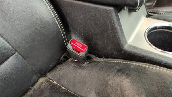 2012 Ford Fusion Passenger Right Front Seat Belt Buckle Receiver Oem Charcoal Fw — photo 3