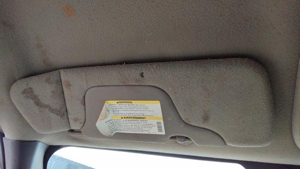 2000-2001 Gmc Sierra 2500 Driver Left Sun Visor Oem Graphite 12D 15069545 — photo 1