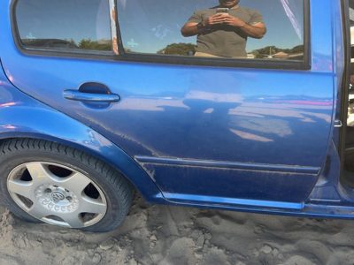 2002 Volkswagen Jetta Rear Door RH Blue