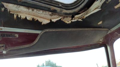 1975-1979 Ford F150 Passenger Right Sun Visor Oem Tan
