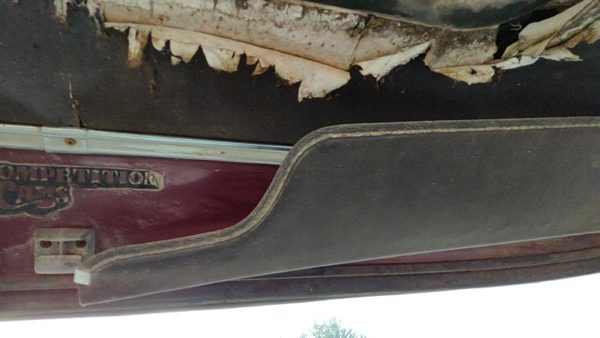 1975-1979 Ford F150 Passenger Right Sun Visor Oem Tan — photo 2