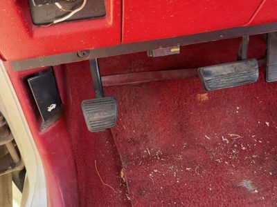 1986 Olds 88 Parking Brake Pedal Assembly Oem Complete Emergency Unit Red