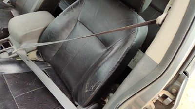 07-09 Sentra Driver Left Front Seat Belt Retractor Shoulder Charcoal W 2.0L