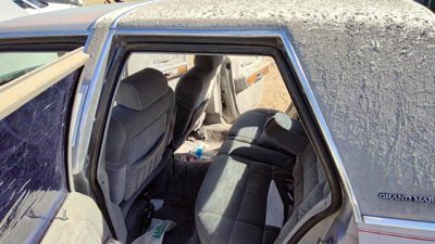 83-87 Mercury Grand Marquis Driver Left Rear Chrome Trim Moulding Around Door