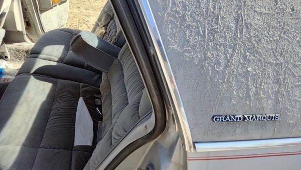 83-87 Mercury Grand Marquis Driver Left Rear Chrome Trim Moulding Around Door — photo 2