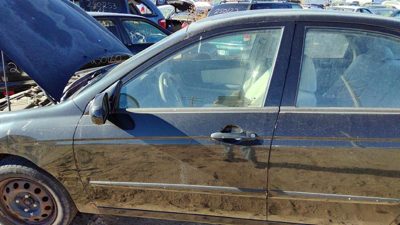 2005 Kia Spectra Front Door LH 4DR Eb Black