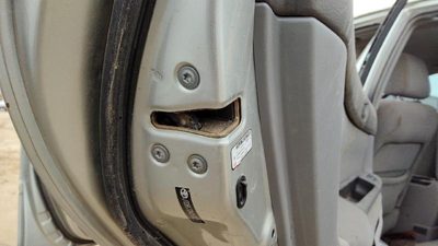 2002-2006 Toyota Camry Driver Left Rear Door Latch With Rods/Cables Oem Back