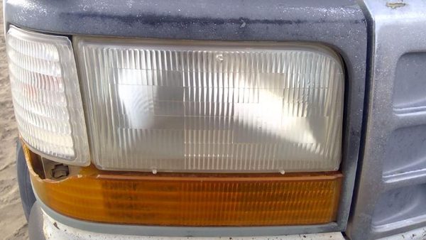 1992-1997 Ford F450 Passenger Right Head Light Oem Front Lamp With Bracket — photo 2
