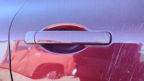 2008 Nissan Rogue Passenger Right Rear Outside Door Handle Back A33 Venom Red — photo 1