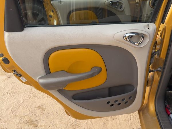 01-02 Chrysler Pt Cruiser Driver Left Rear Door Trim Panel Back Taupe/Beige Fl — photo 1