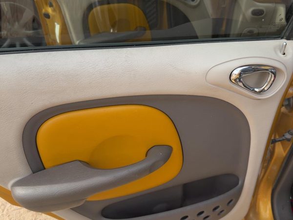 01-02 Chrysler Pt Cruiser Driver Left Rear Door Trim Panel Back Taupe/Beige Fl — photo 2