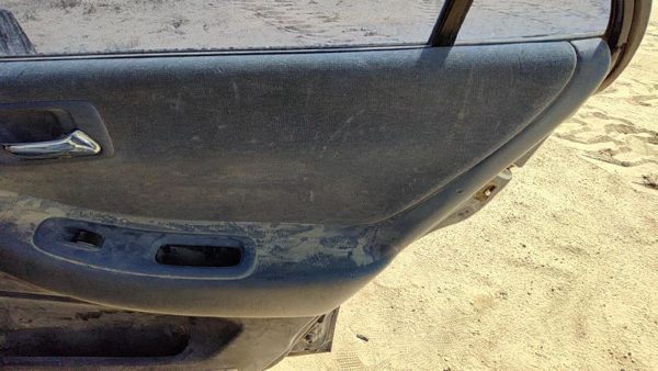 99 00 Honda Accord Passenger Right Rear Door Trim Panel With Switches Back Gray — photo 6
