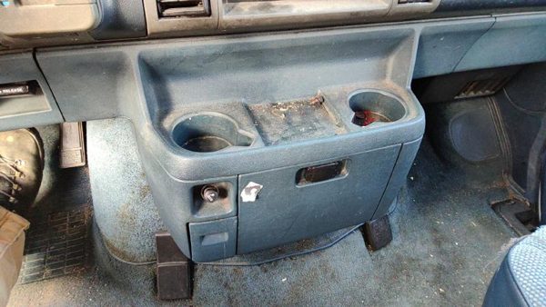 1990-1995 Gmc Safari Center Console Glove Box Assembly Door With Latch Oem Blue — photo 2