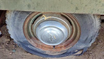 1953-1954 Chevy Bel Air 150 Sedan 15 Wheel Oem Factory Rim Only #2