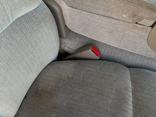 00-01 Lesabre Passenger Front Seat Belt Buckle Receiver Bucket-Bench Taupe 56B — photo 1