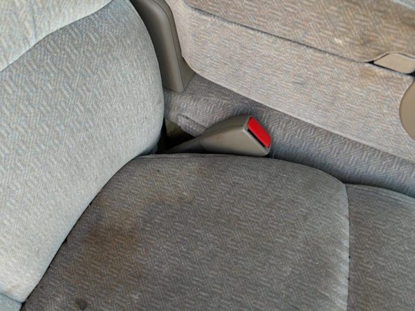00-01 Lesabre Passenger Front Seat Belt Buckle Receiver Bucket-Bench Taupe 56B — photo 3