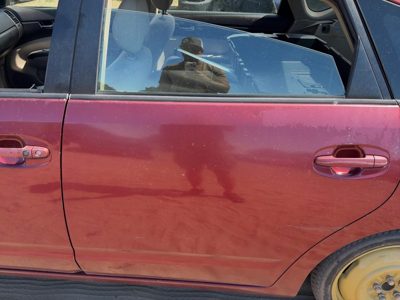 2005 Toyota Prius Rear Door LH Salsa Red 3Q3